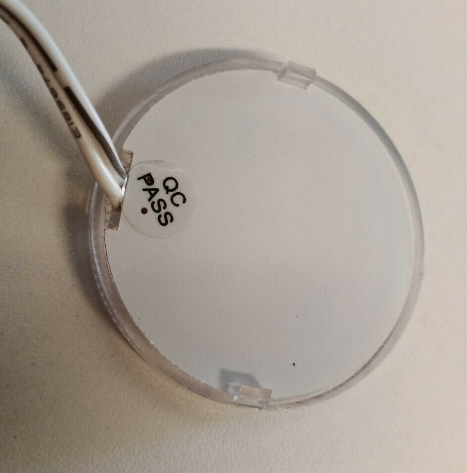 12v Cool White 57mm Surface Mount Thin Round Lamp For Caravan Camper Trailer 4wd