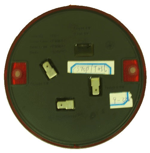 12V/24V LED REAR ROUND HAMBURGER STOP / TAIL LAMP CARAVAN TRAILER TRUCK BUS