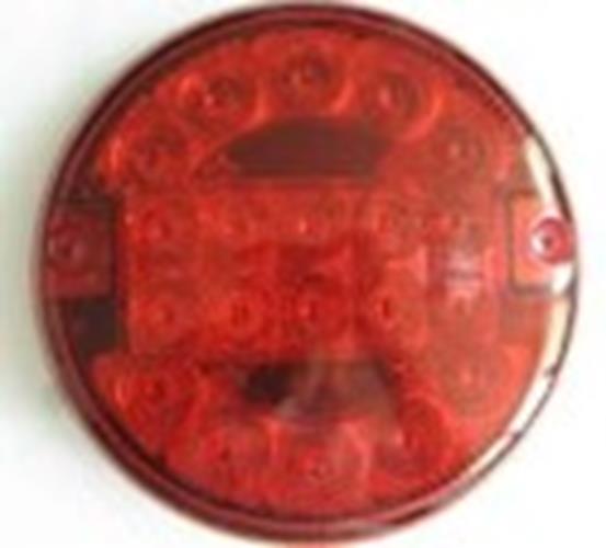 12V/24V LED ROUND HAMBURGER STOP/TAIL MODULE LAMP CARAVAN TRAILER TRUCK BUS