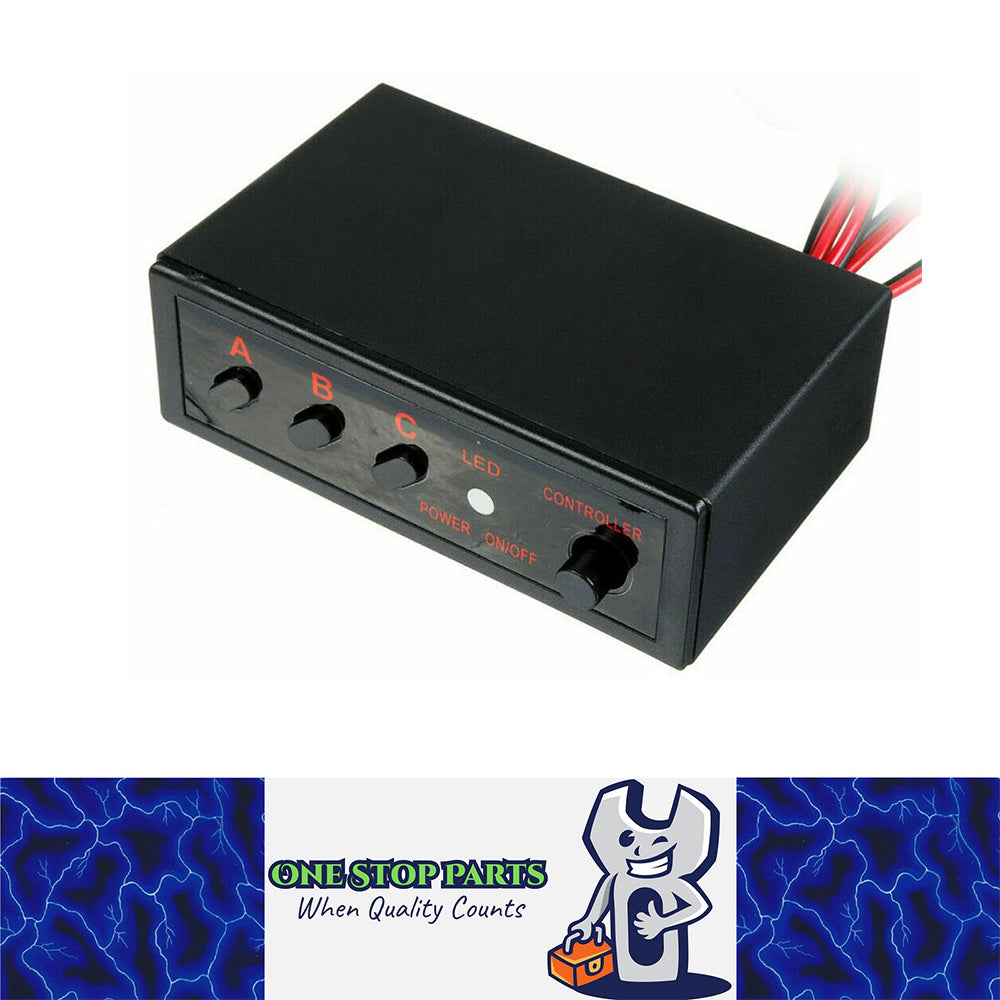 12v LED Strobe controller 3 Modes of strobe with on/off switch with 2 outputs