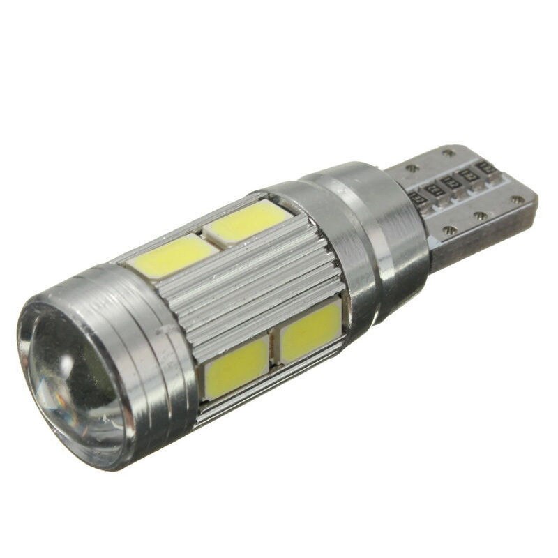 2 x 12V T10 PINK PURPLE VERY BRIGHT LED 10 SMD T10 360 DEGREE LIGHT 270LM
