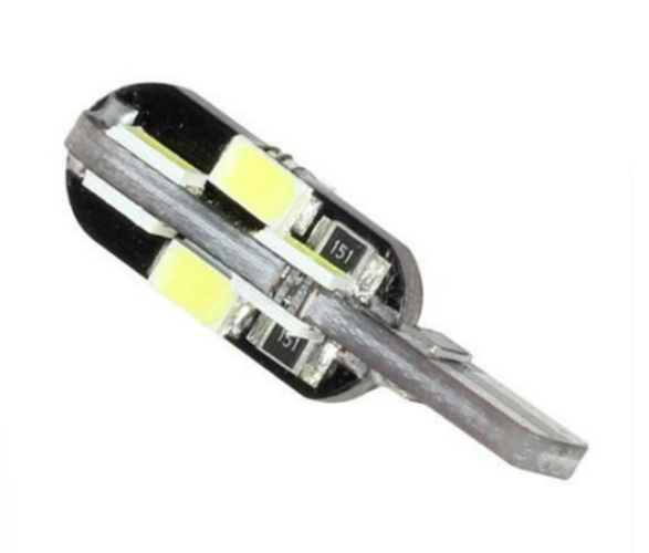 2 x 12V T10 PINK PURPLE BRIGHT LED 12 SMD T10 360 DEGREE LIGHT 110LM