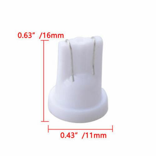 10 X WHITE 12V T10 4SMD LED GLOBES 32 LUMENS IDEAL FOR LED DASH GLOBE PARKERS