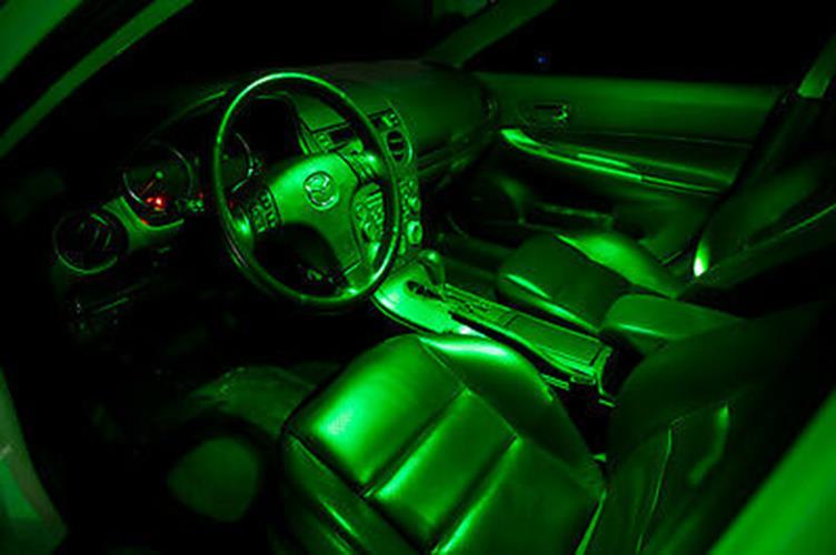 2PCS GREEN 12V T10 5 SMD LED CANBUS STYLE GLOBE REPLACEMENT 88 LUMENS