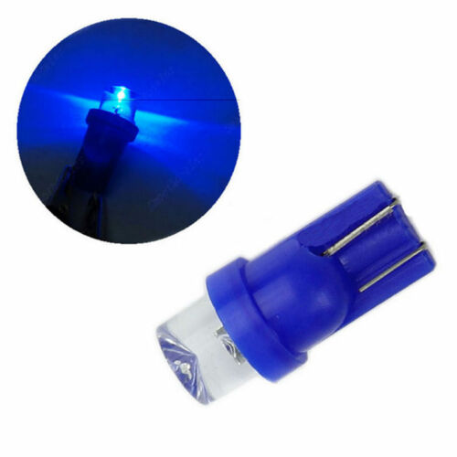 10 X BLUE 12V T10 INVERTED HEAD LED GLOBE DASH PARK LIGHT LED REPLACEMENT 10PCS