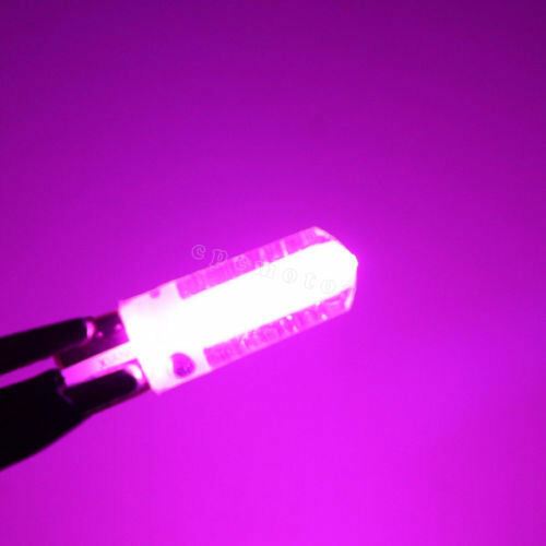 12V T10 PINK PURPLE GEL COB VERY BRIGHT 360 DEGREE LIGHT 200LM 360 DEGREE SHINE