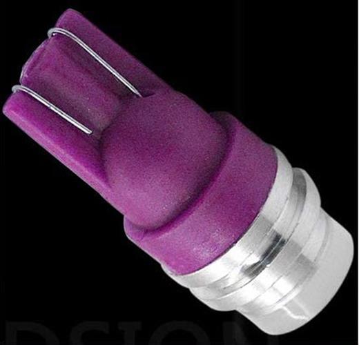 2 x 12V T10 PINK PURPLE VERY BRIGHT COB LED 360 DEGREE EVEN GLOW OF LIGHT