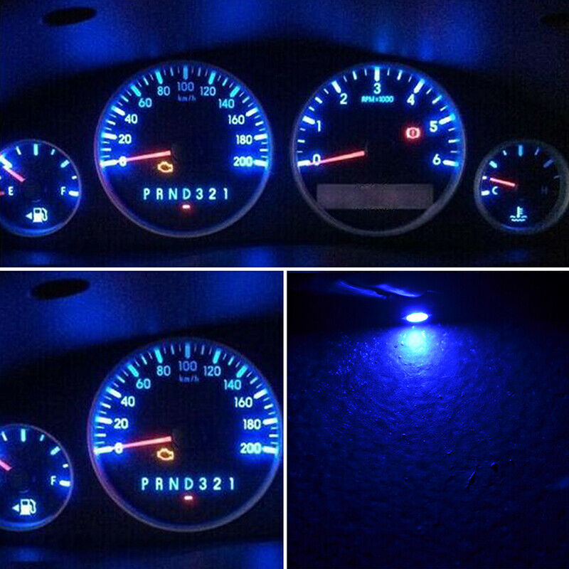 2PCS 12V BLUE NEO T3 LED SMD BLUE FOR DASH LIGHTING 120 DEGREE SPREAD OF LIGHT