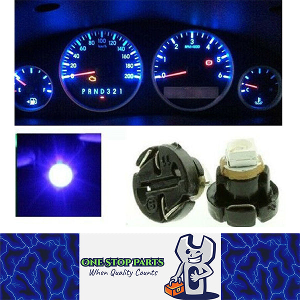 2PCS 12V BLUE NEO T3 LED SMD BLUE FOR DASH LIGHTING 120 DEGREE SPREAD OF LIGHT