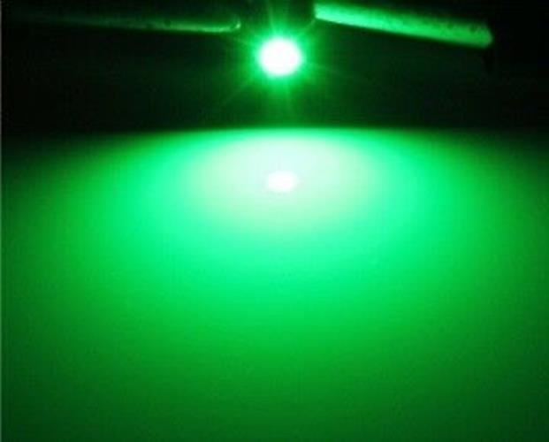 2 x 12V GREEN NEO T4 LED FOR DASH LIGHTING 120 DEGREE SPREAD OF LIGHT 2pcs