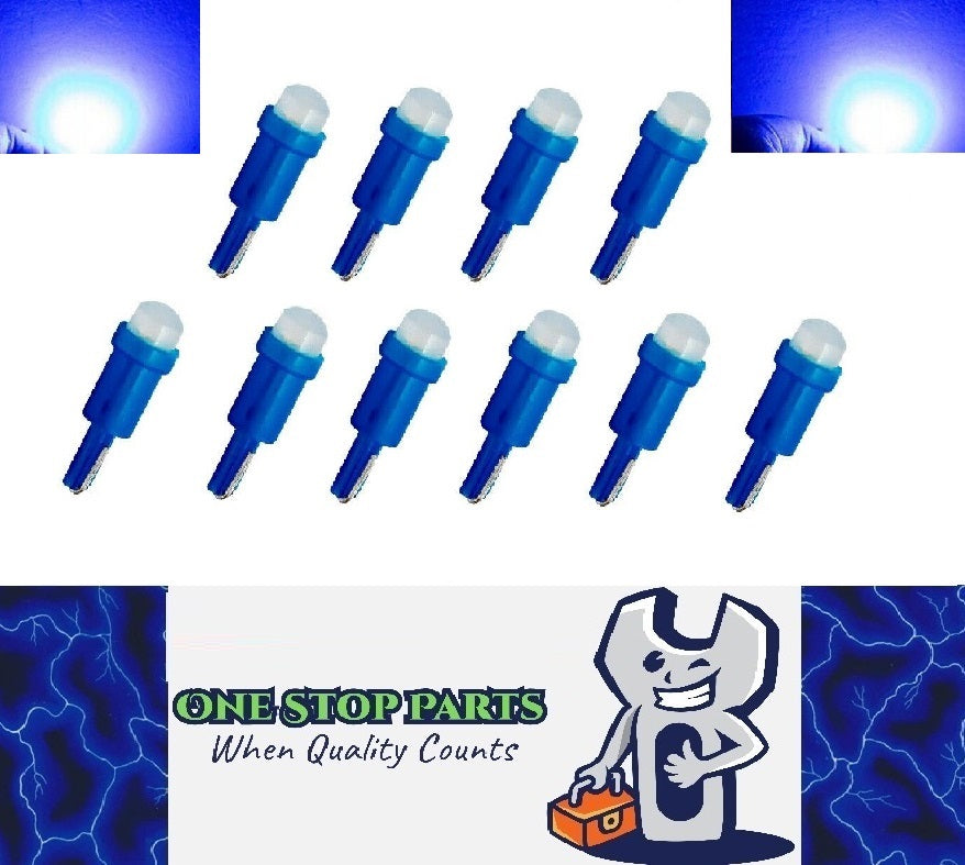 10 X T5 COB Blue LED Ideal for instrument clusters, Dash illumination (10pcs)