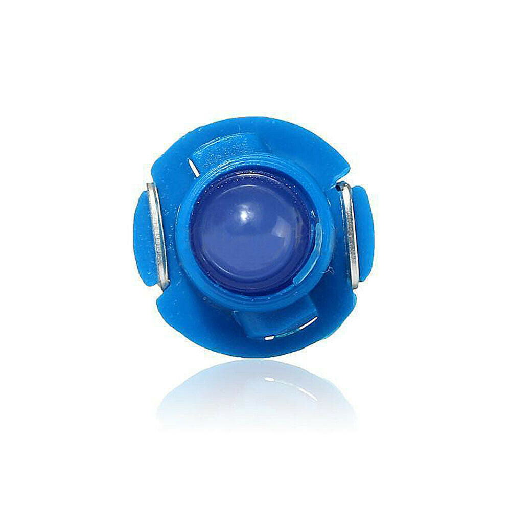 4 x12V BLUE NEO T5 LED FOR DASH LIGHTING 180 DEGREE SPREAD OF LIGHT T4.7 BLUE