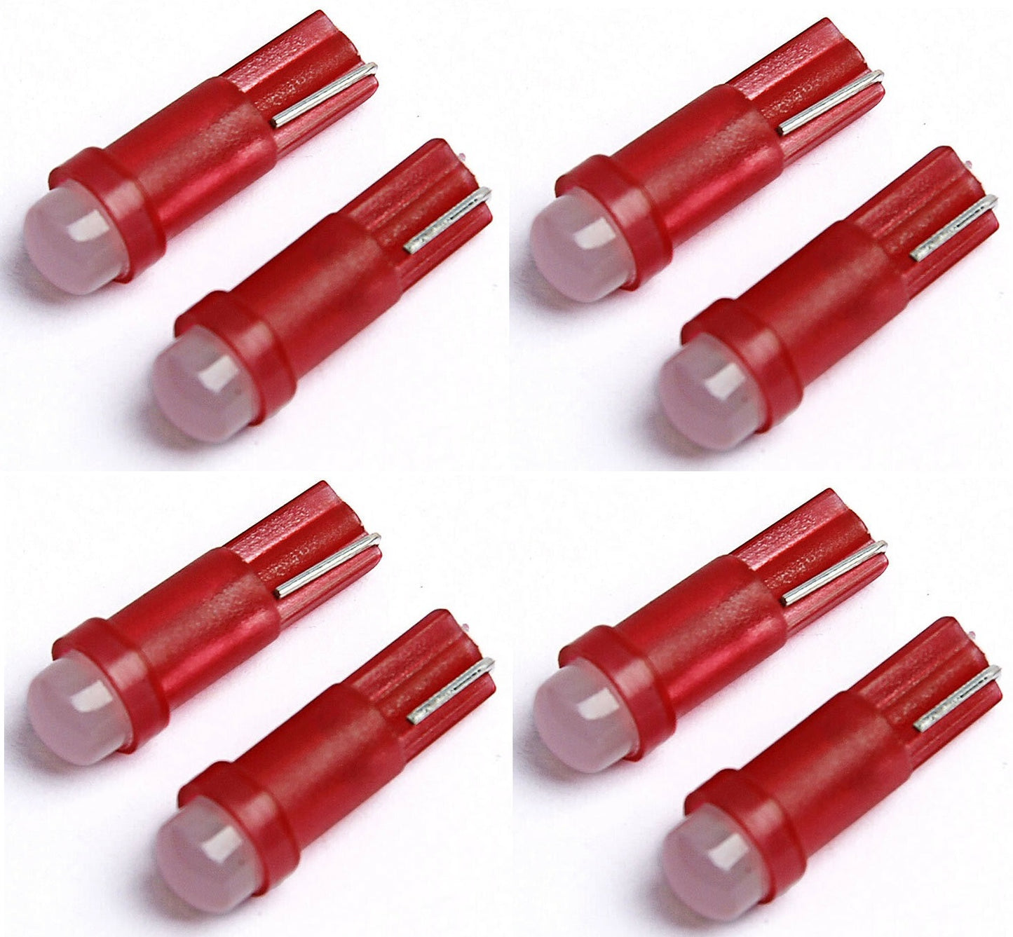 8 X 12V RED T5 LED COB DOME HEAD 360 DEGREE 50 LUMEN BEST LED LIGHT FOR DASH