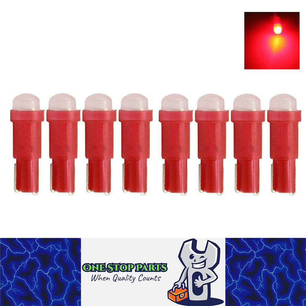 8 X 12V RED T5 LED COB DOME HEAD 360 DEGREE 50 LUMEN BEST LED LIGHT FOR DASH