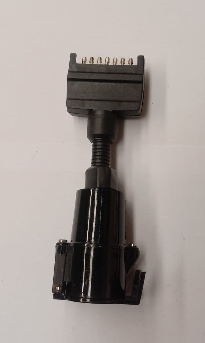 NARVA 82245 TRAILER PLUG ADAPTOR 7 PIN FLAT MALE TO 7 PIN ROUND FEMALE ADAPTER
