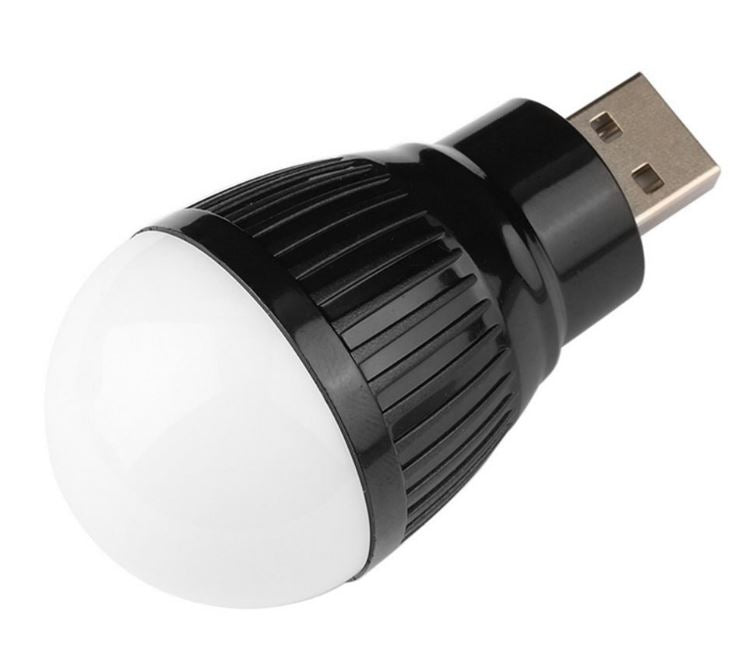 10 x USB 3w LED Light Bulb Portable Mini LED Small Light Bulb Warm White (10pcs)