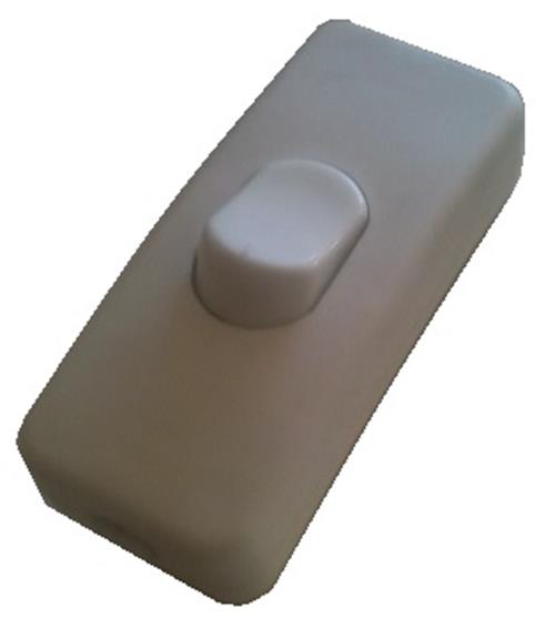 5 x 12V INLINE ON / OFF WHITE ROCKER SWITCH LAMP SPOT LIGHT INLINE CARAVAN