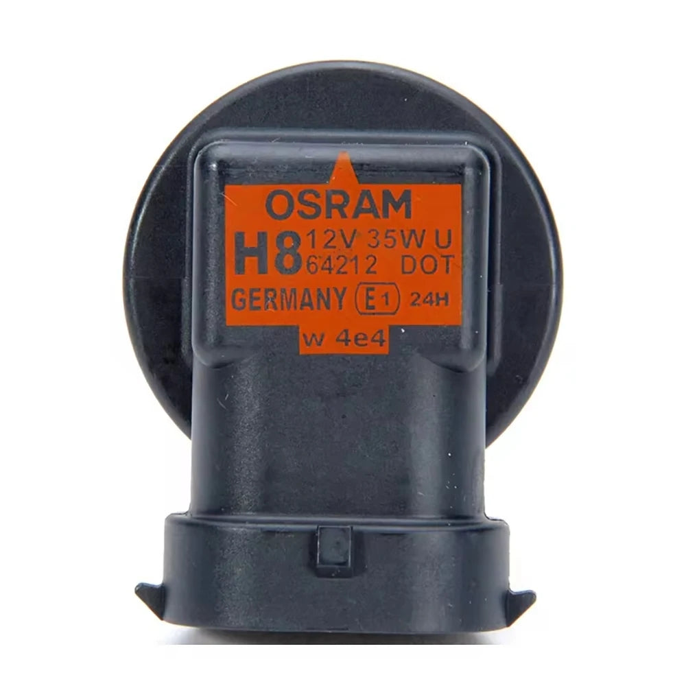 6 x Osram 12V H8 35W Halogen Clear Globes 3200K Original 64212 PGJ19-1 (6pcs)