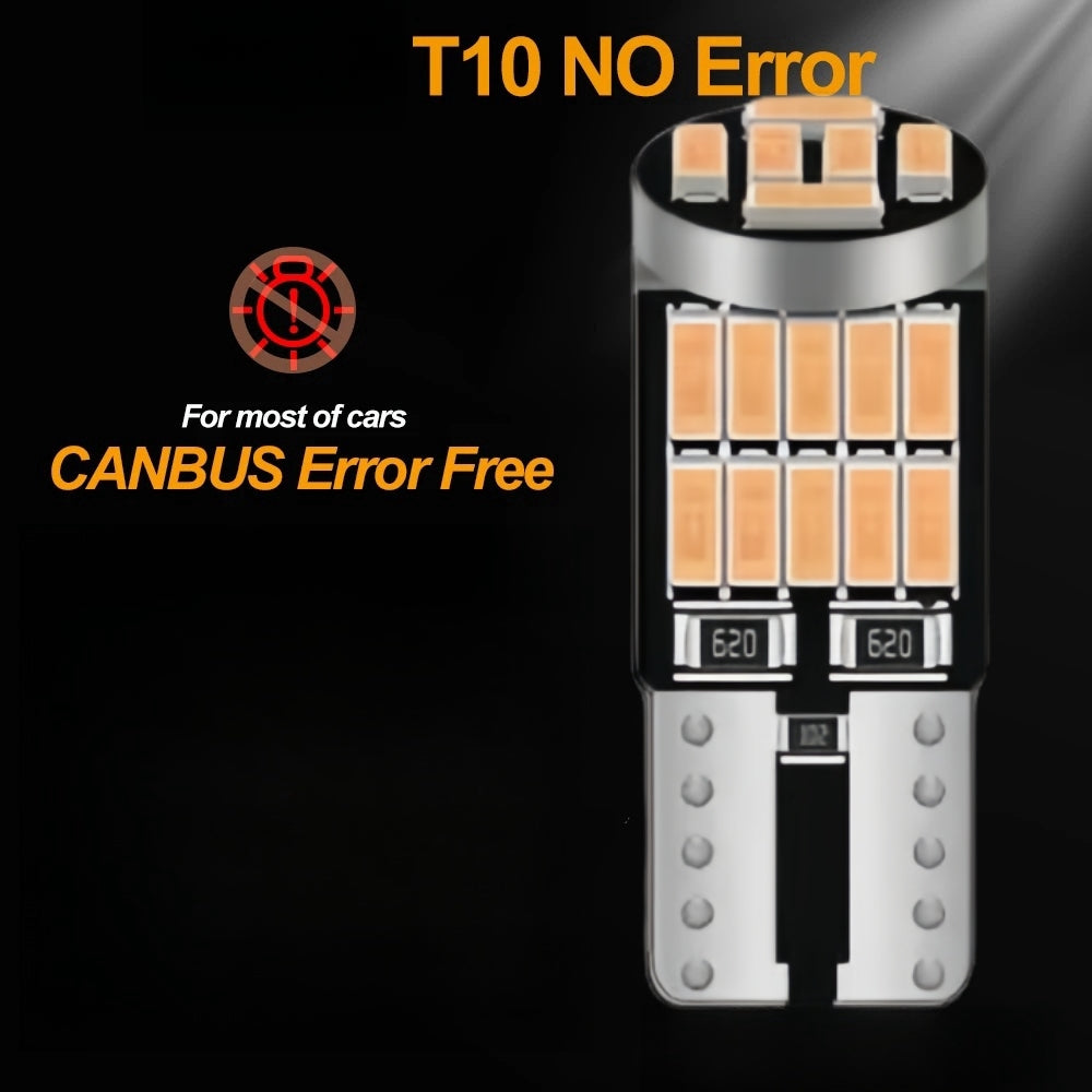 10 x T10 Pink 26smd 4014 Style Super Bright T10 LED Globes (10pcs)