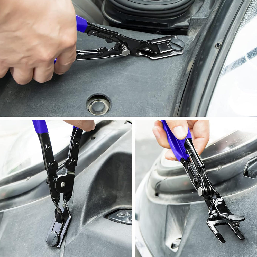3pcs Panel Clip Removal Plier Car Trim Fastener Rivet Removal Tool Pry Tool Set