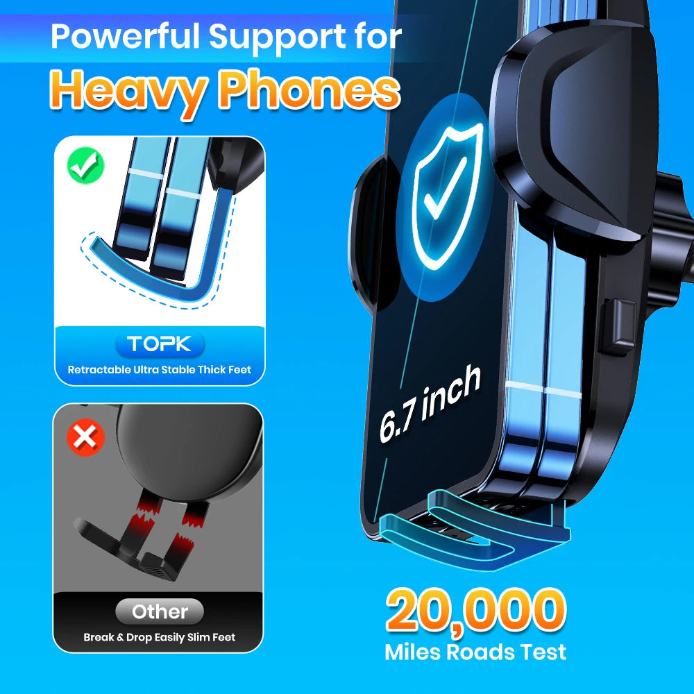 Universal Car Bracket Mobile Phone Holder Air Vent Clip Mount Cell Phone Stand