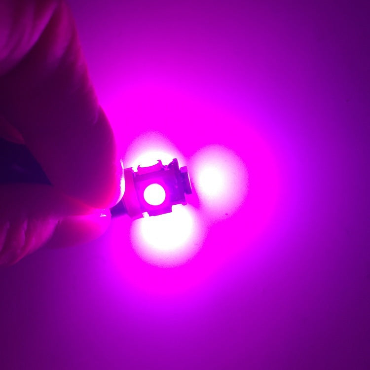 10 x BA9S PINK/PURPLE 24V 5SMD 360 DEGREE LIGHT 88LM FOR PARKERS OR DASH 10pcs