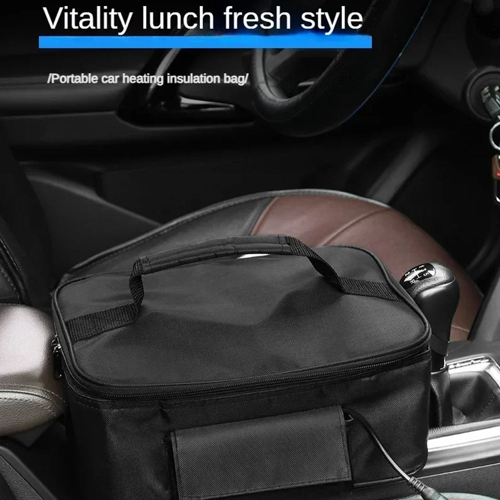 Portable Car Food Warmer Box 12V Car Electric Heating Lunch Food Heater