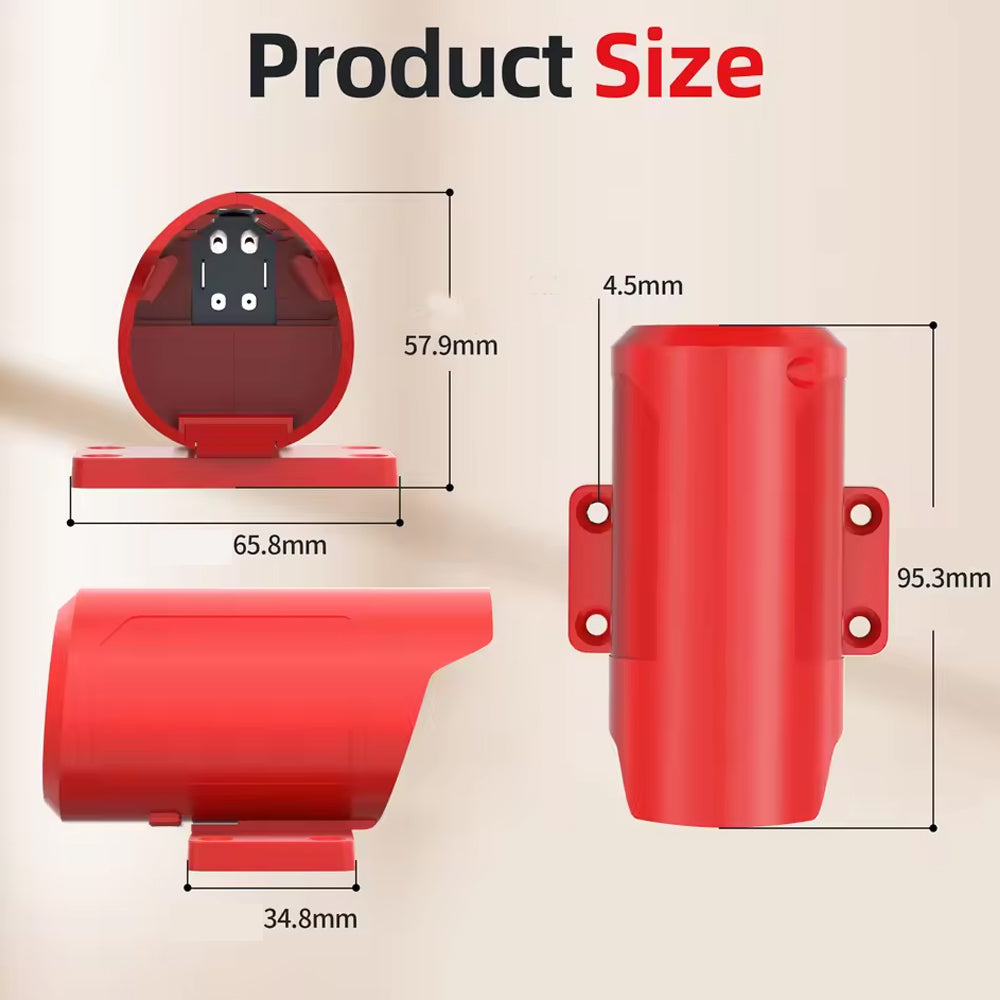 2 x Power Wheel Battery Adapter for Milwaukee M12 Battery Converter 12V Adapter