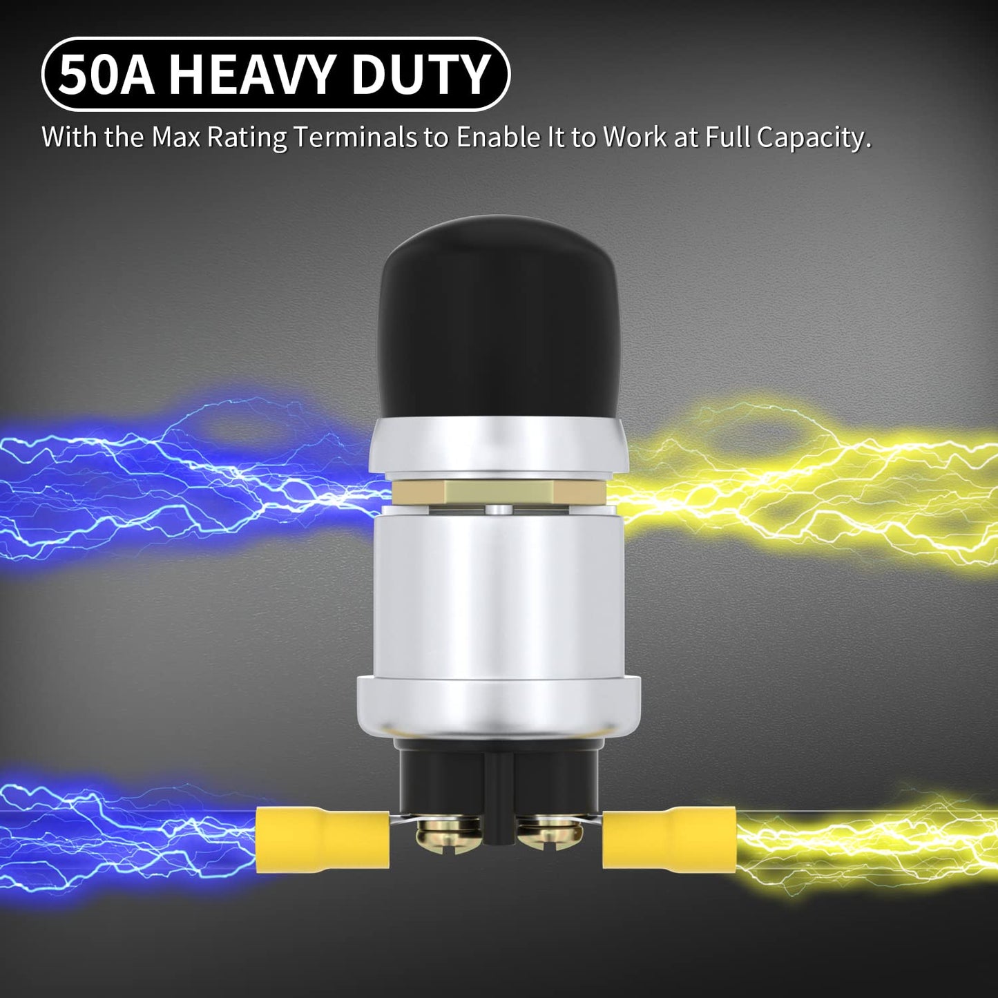 Push Button Start Switch Momentary Push Switch Suits 12V or 24V Vehicles