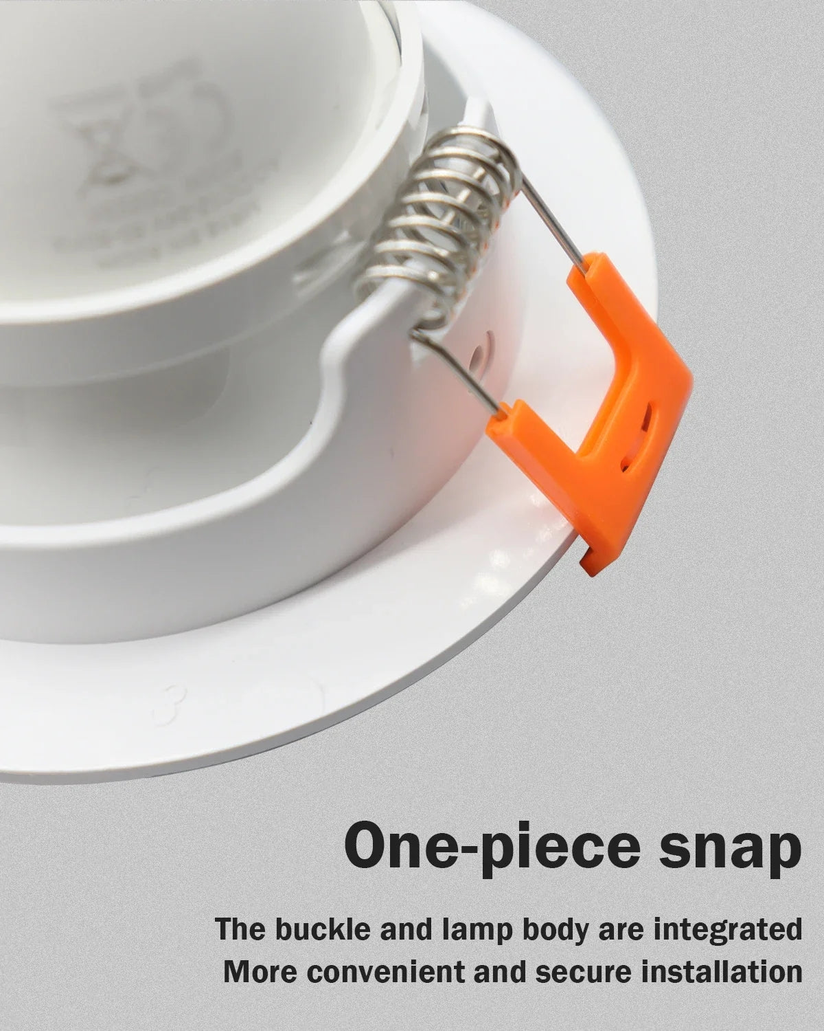 1 x MR16 Recessed Mounting Bracket White Square Angle Adjustable Mounting Frame