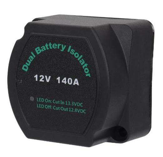 12v Dual Battery Kit Voltage Sense Relay Isolator, Fuses, Terminals (5 Meter)
