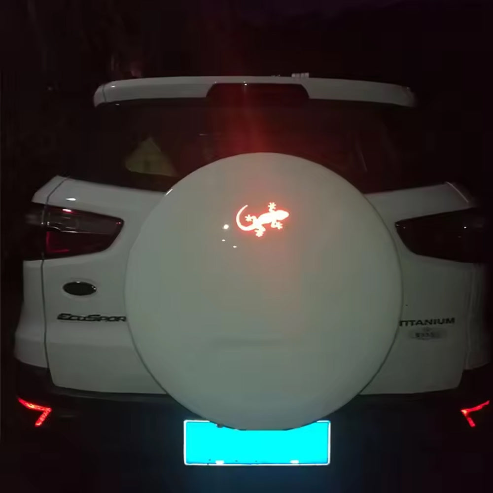 4 x Red Car Reflective Sticker Safety Warning Mark Gecko Reflective Tape Strip