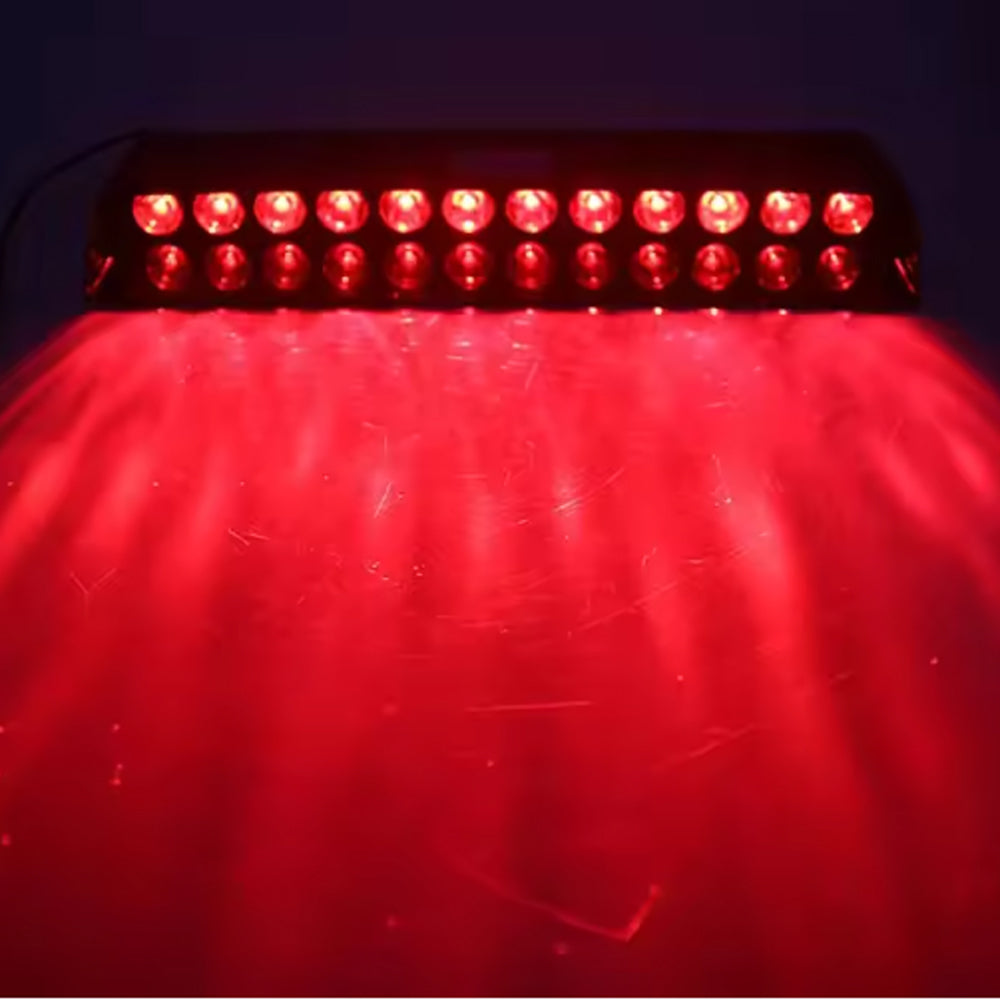 Red Car Strobe Light Windshield Suction Mount Beacon Lamp Flash Warning Light