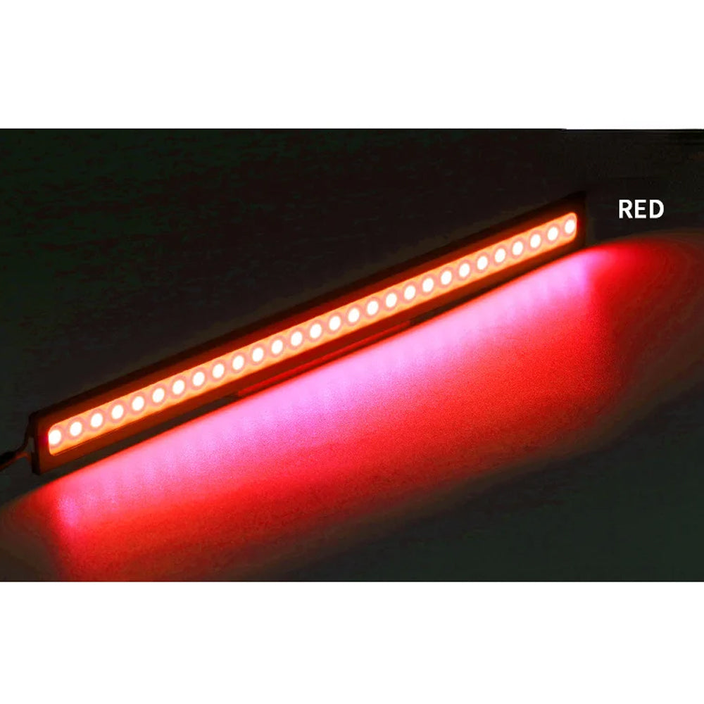 10 x 17CM Red LED DRL Daytime Running Light Decorative Aluminum 12V Strip Lamp
