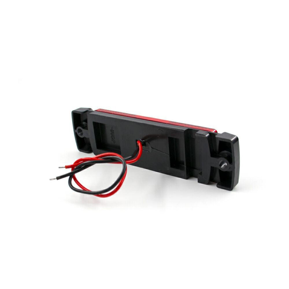 4 x Screw on Red Reflector with 12V/24V 4 LEDs Red Side Marker Lights