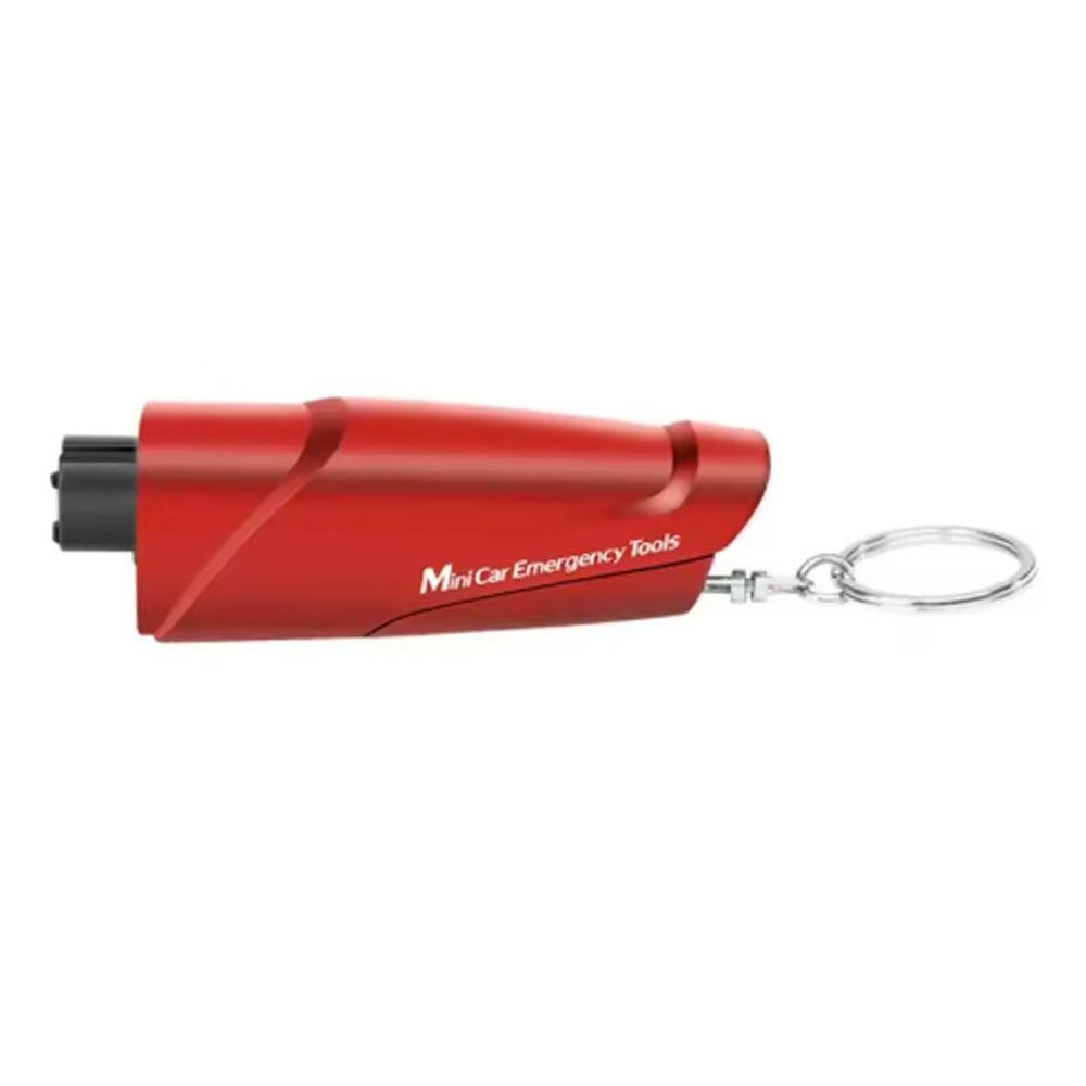 Car Window Breaking Hammer Glass Breaker Seat Belt Cutter Escape Safety Tool Red