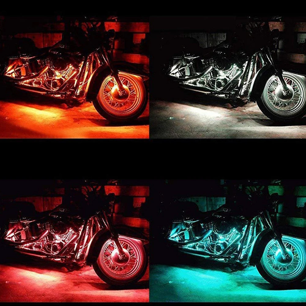Remote Control 36LED Motorcycle LED Atmosphere Foot Light Flexible Strip Light
