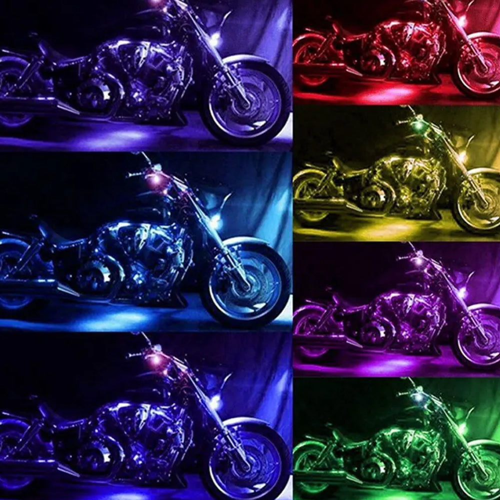 Remote Control 36LED Motorcycle LED Atmosphere Foot Light Flexible Strip Light