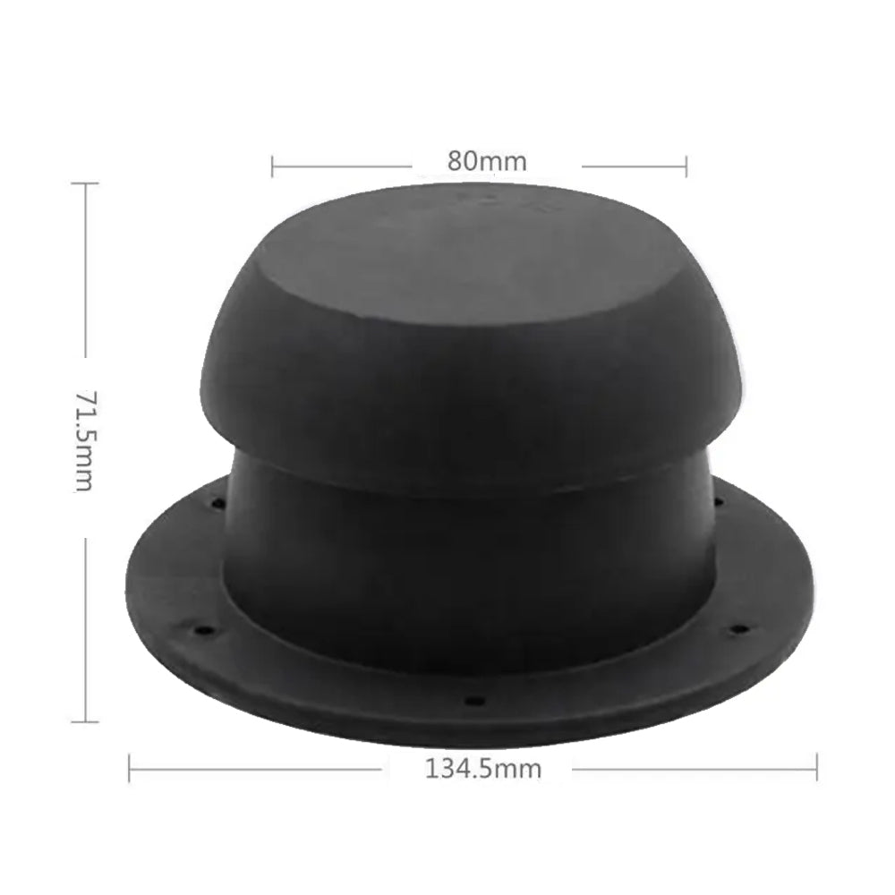 Black RV Roof Vent Cap Air Exhaust Outlet Motorhome Exhaust Vent Ventilation Cap