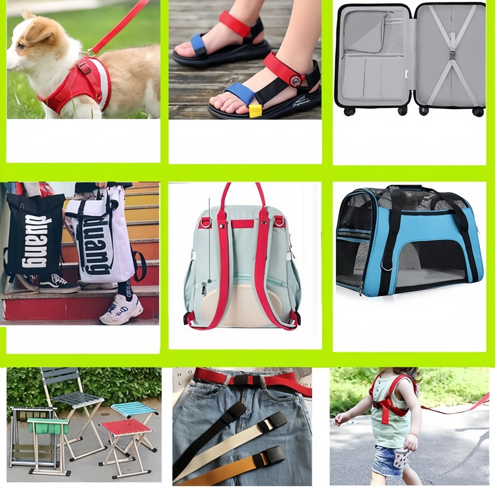 5m x 20mm Red Nylon Webbing Strap Safety Belt Knapsack Bag Leash DIY Crafting