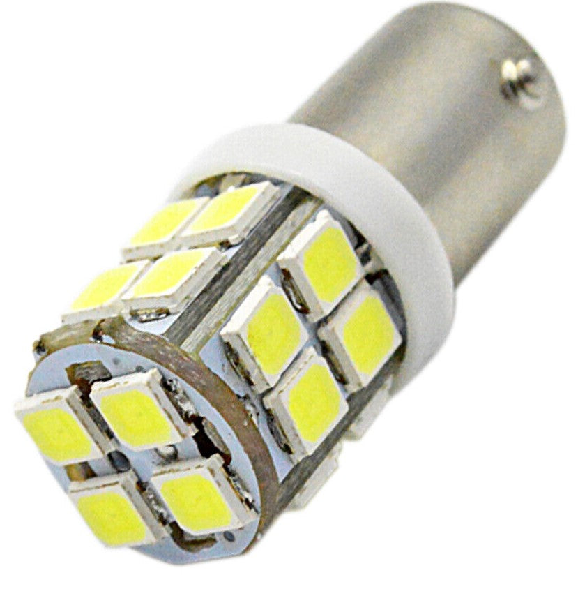 2PCS 12v BAX9S 20 SMD H6W 150LM COOL WHITE 6000K 150 DEG BASE PINS