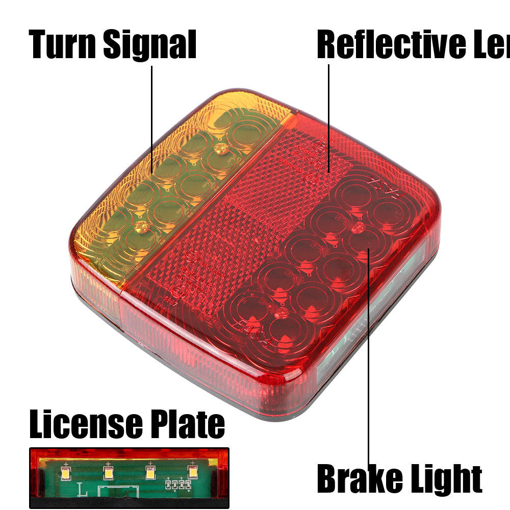 Trailer Light Magnetic Wireless Kit for Boat Tow Truck Magnetic Light Wireless