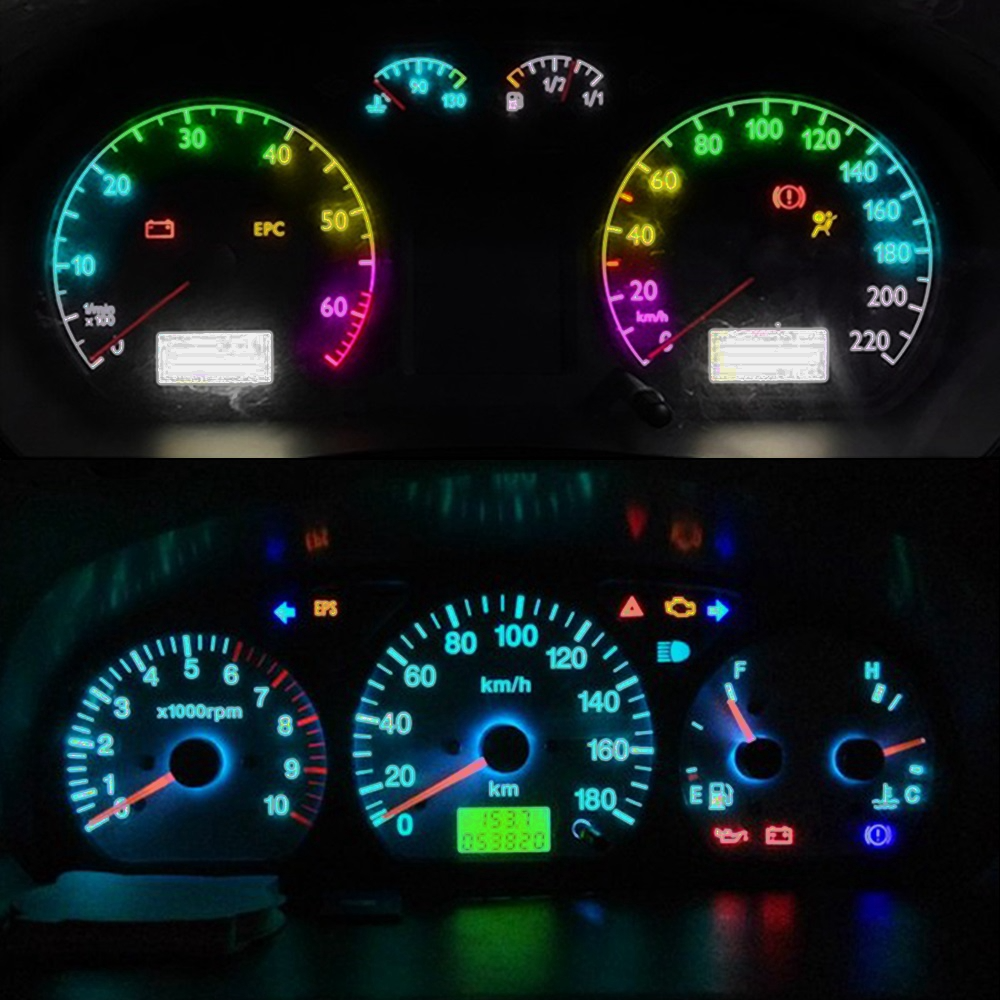 10 x T5 3smd Green 3030 smd Super Bright T5 LED Globes (10pcs)