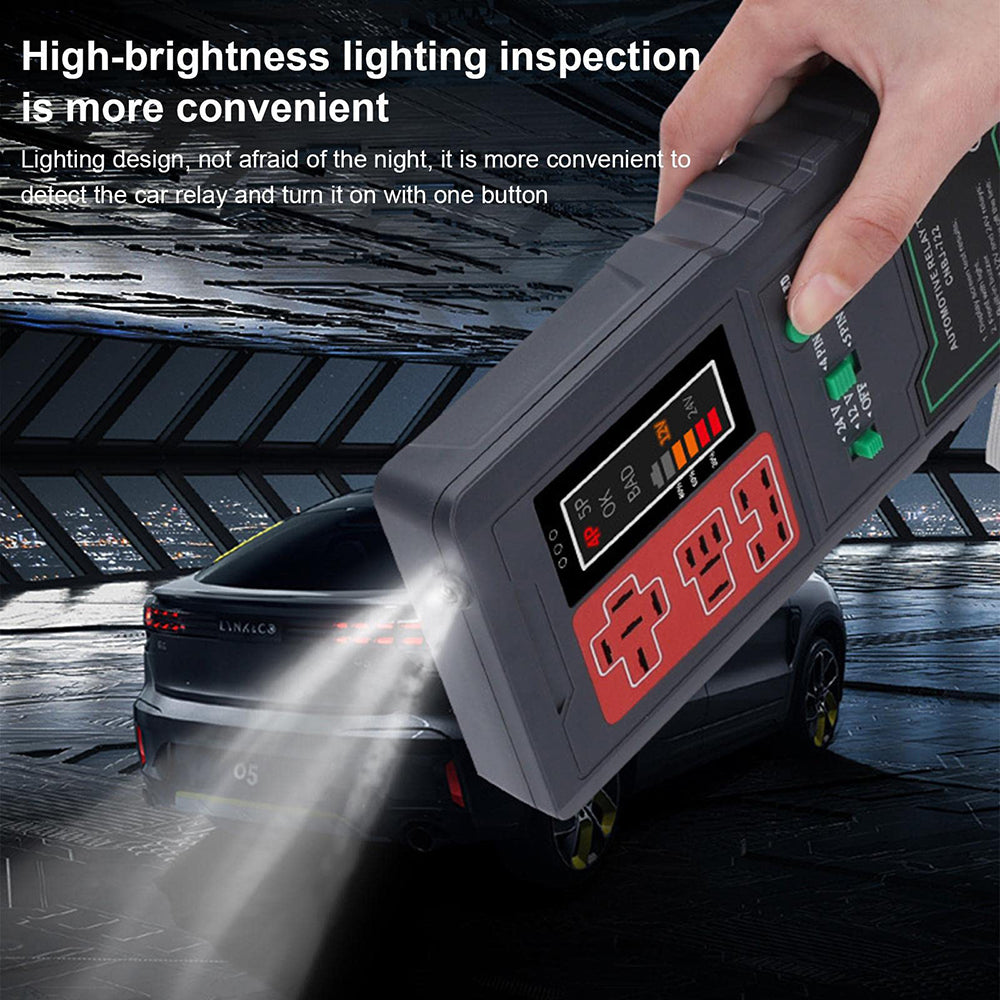 12v/24v 4/5 Pin Relay Tester with LED Indicator to Confirm Good or Bad Relay