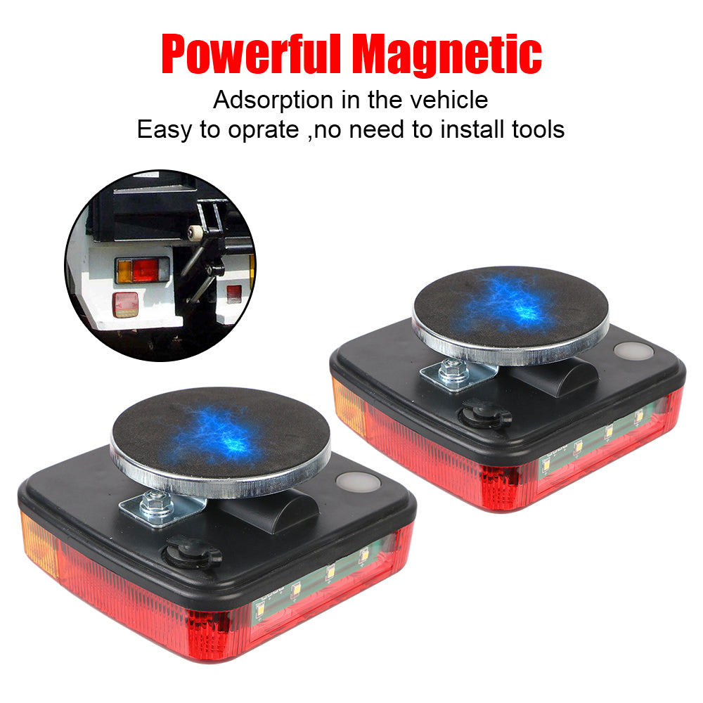 Trailer Light Magnetic Wireless Kit for Boat Tow Truck Magnetic Light Wireless