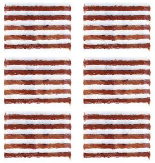 30 x Brown 6mm Tyre repair kit strips for plugging tyre puncture hole (30pcs)