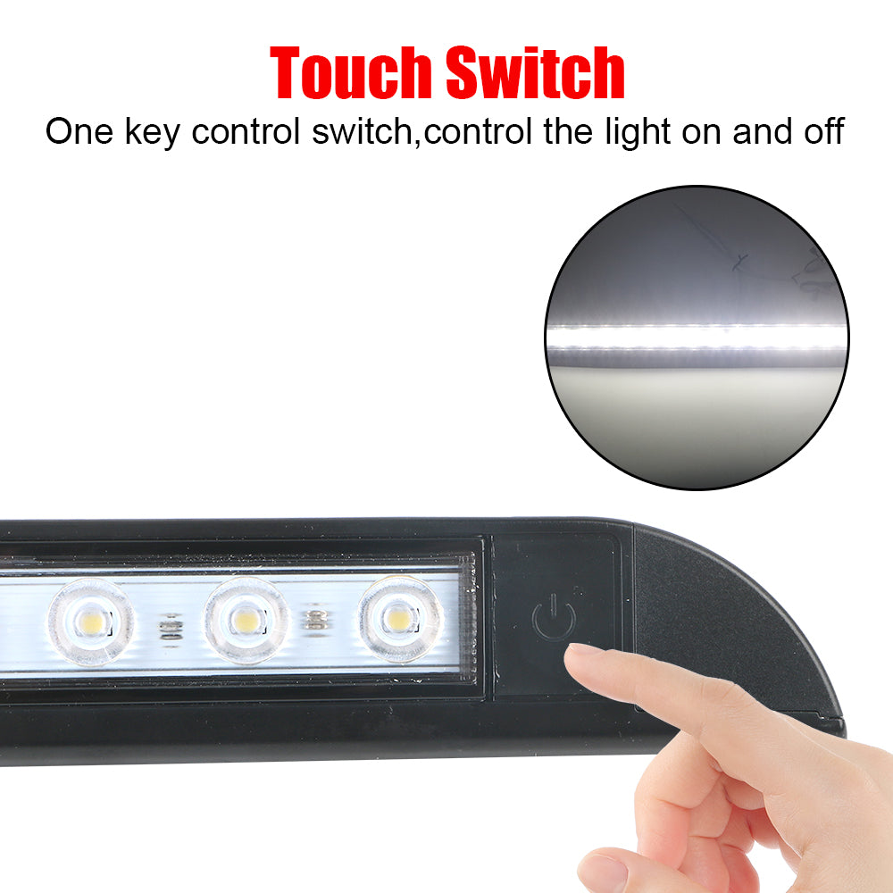 12v-24v 520mm White Body LED Awning Light White LED Caravan Outside Light (1pc)