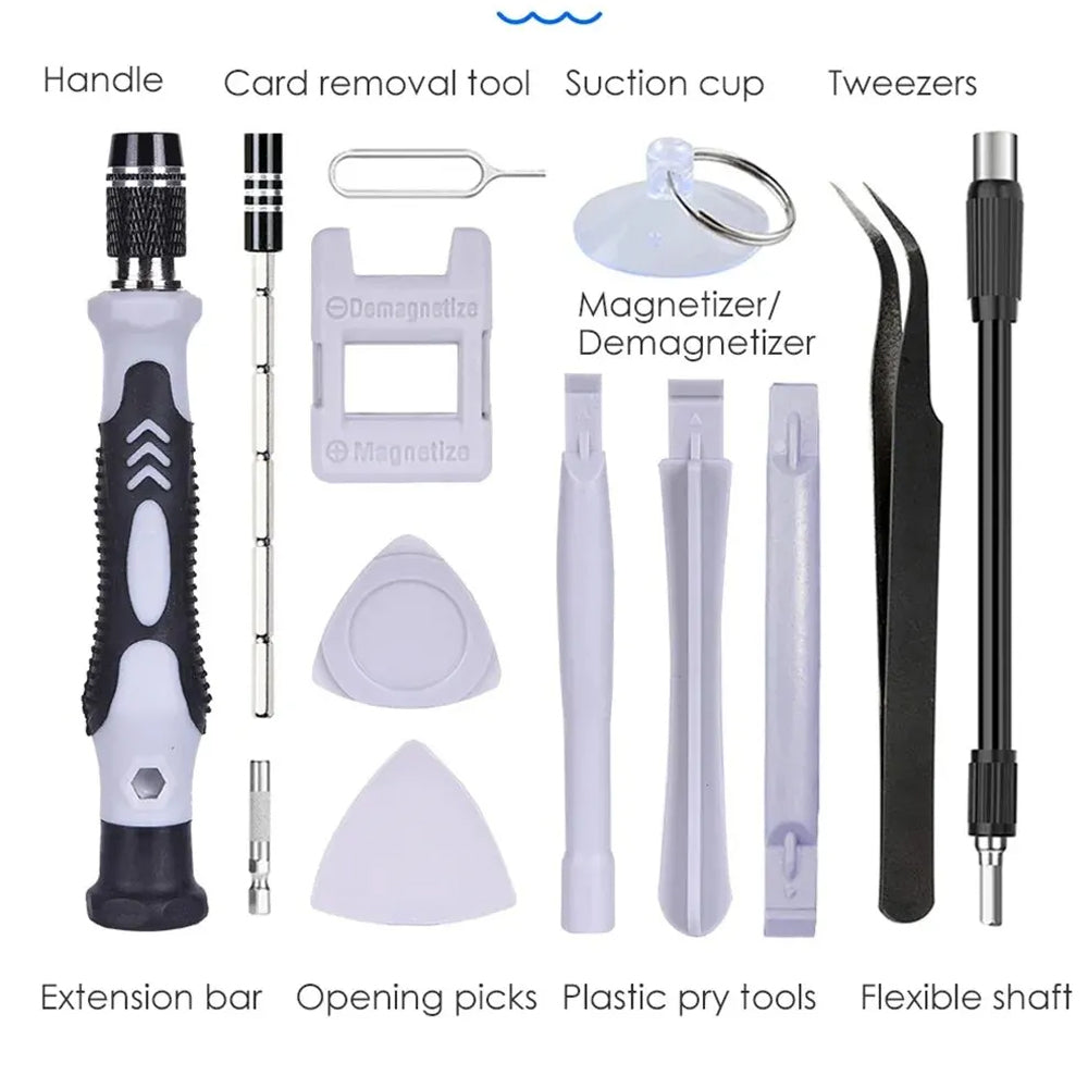 115 in 1 Screwdriver Set Magnetic Screw Bit Kit Multitool Repair Phone PC Tools
