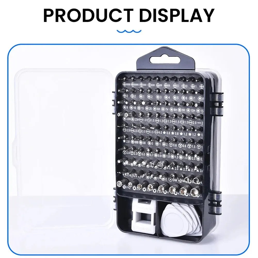 115 in 1 Screwdriver Set Magnetic Screw Bit Kit Multitool Repair Phone PC Tools