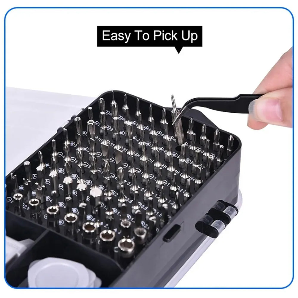 115 in 1 Screwdriver Set Multitool Magnetic Screw Bit Kit Repair Phone PC Tools